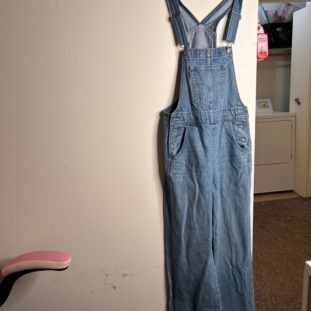 Levi's Blue Denim Overalls